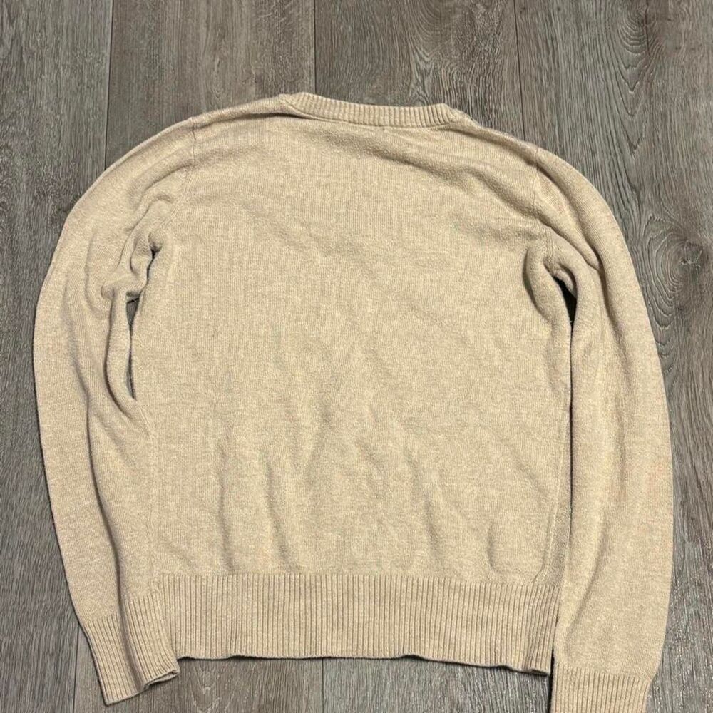 Merona cream & tan dog sweater with black dog graphic - Picture 4 of 6